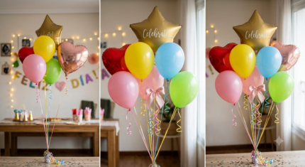 BOUQUET DE GLOBOS DE HELIO